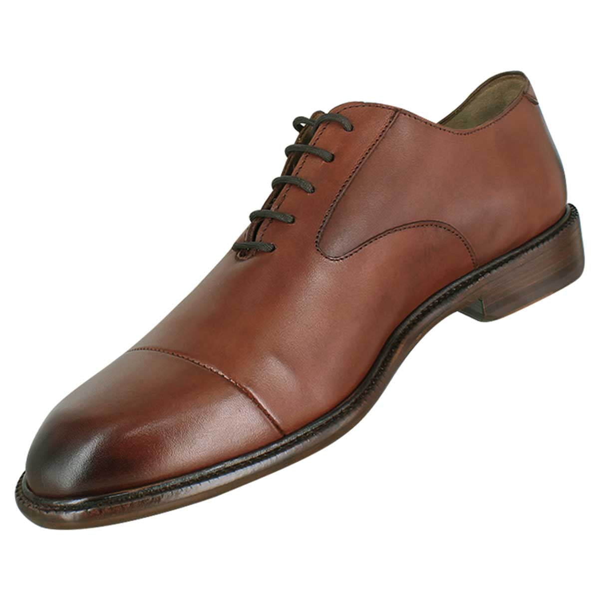 Zapato caballero, Zapatos suela cuero, Oxford, Zapato Agujeta, Zapato piel, Becerro, Cómodo, Elegante, Hombre, Oxford clásico, Zapato cap toe, Zapato vestir, Acabado a mano, Forro res