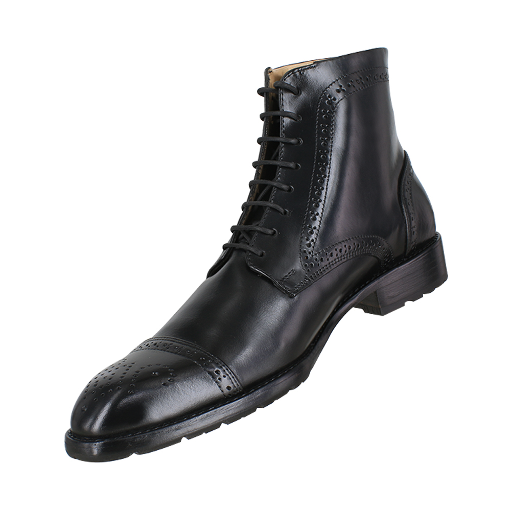 Botas caballero, Botas suela cuero, Suela media vida, Bota vestir, Bota con agujeta, Bota piel, Becerro, Suave, Cómoda, Elegante, Urbana, Hombre, Acabado a mano, Forro res, Bota