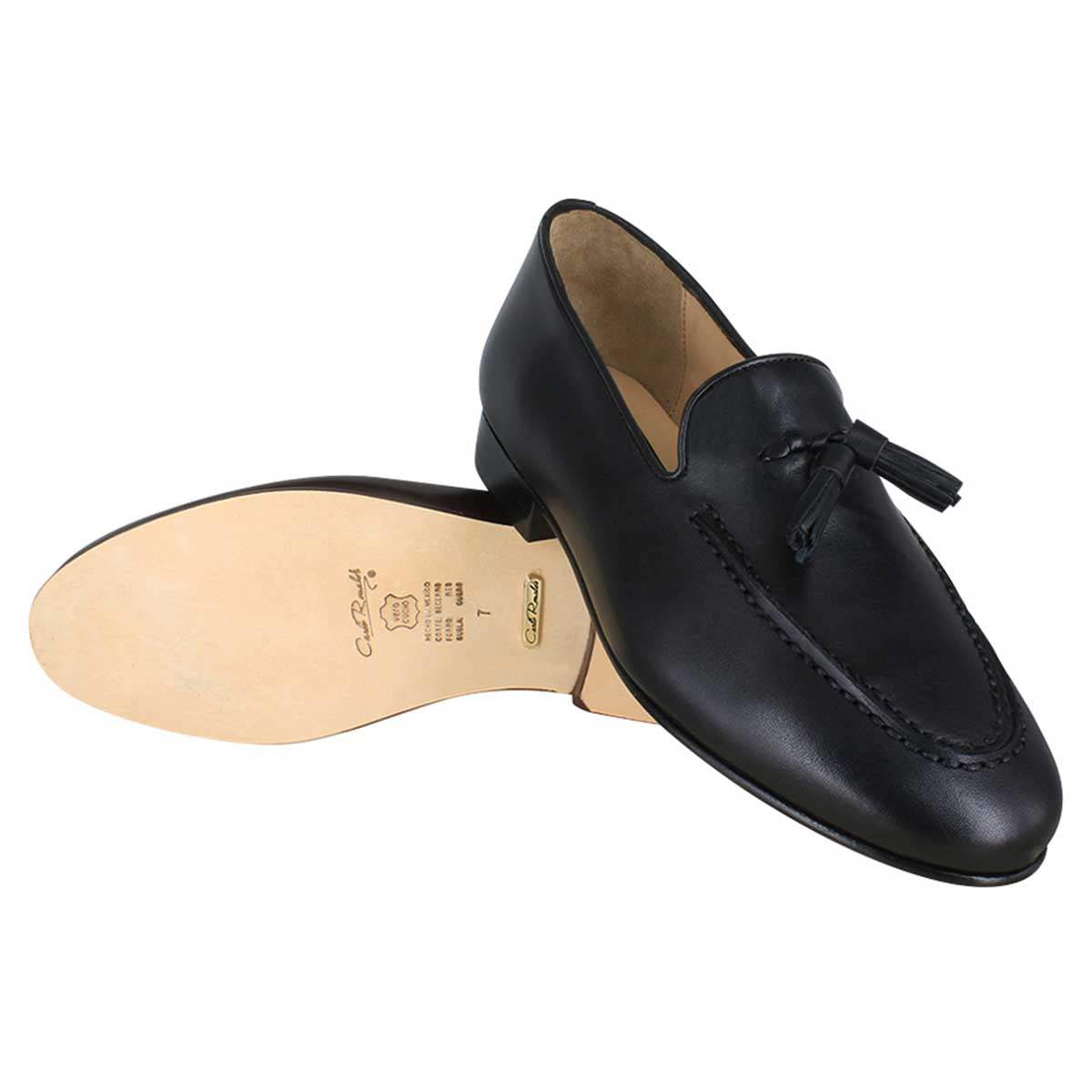 Zapato caballero, Zapatos suela cuero, Mocasín, Mocasines, Zapato piel, Becerro, Cómodo, Elegante, Hombre, Mocasín clásico, Borlas, Acabado a mano, Forro res