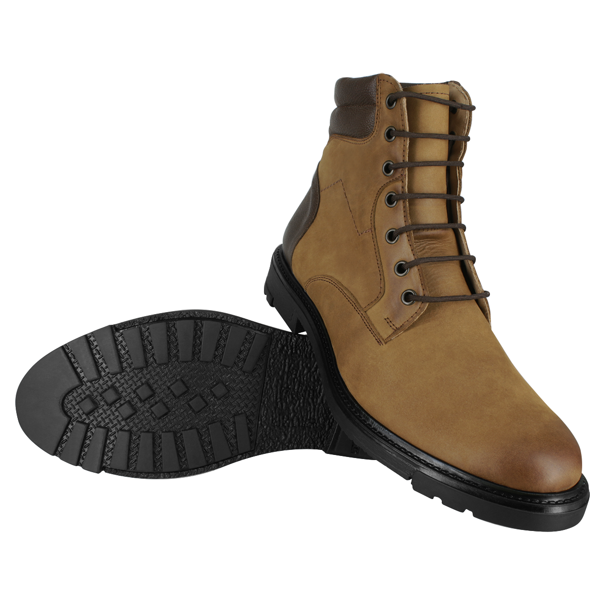 Botas caballero, Botas suela TR, Bota Urbana, Bota con agujeta, Bota piel, Crazy, Piel Res, Suave, Cómoda, Elegante, Casual, Hombre, Acabado a mano, Forro res, Bota