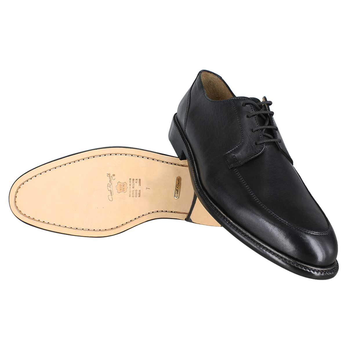 Zapato caballero, Zapatos suela cuero, Derby, Zapato Agujeta, Zapato piel, Becerro, Cómodo, Elegante, Hombre, Zapato vestir, Acabado a mano, Forro res