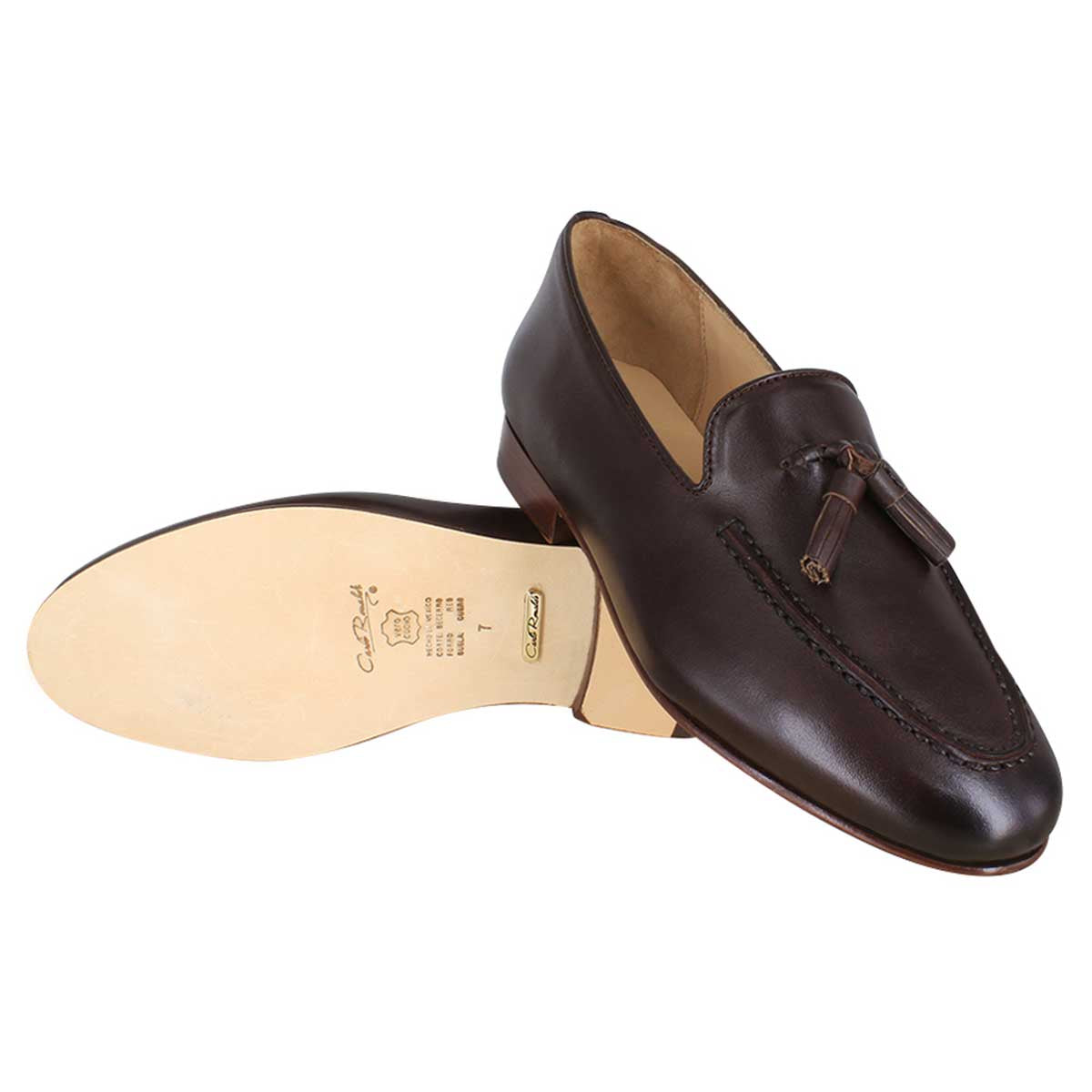 Zapato caballero, Zapatos suela cuero, Mocasín, Mocasines, Zapato piel, Becerro, Cómodo, Elegante, Hombre, Mocasín clásico, Borlas, Acabado a mano, Forro res