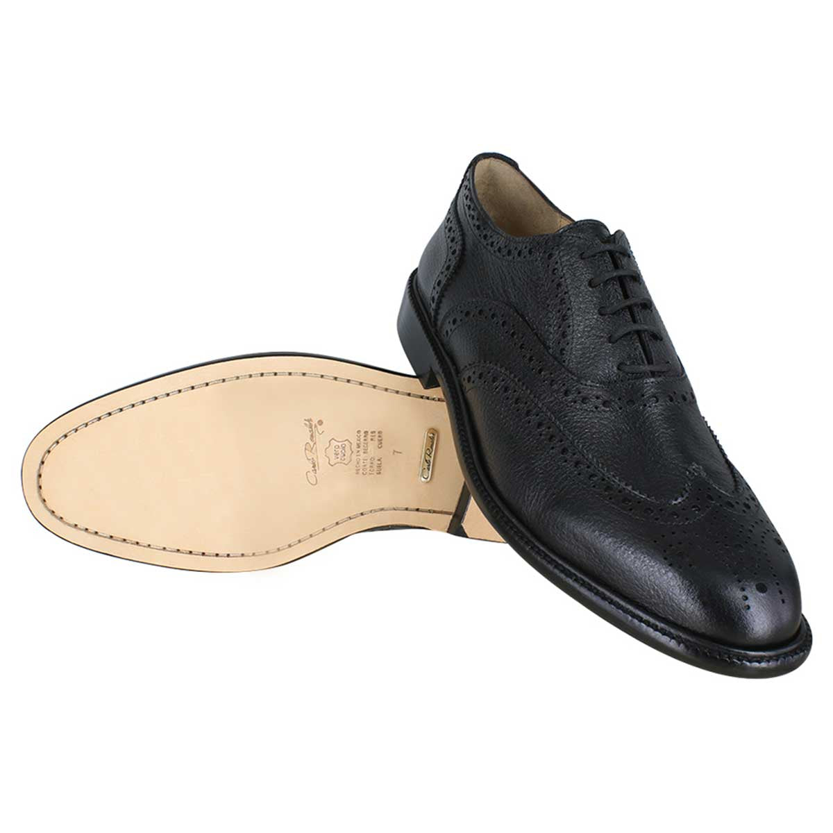 Zapato caballero, Zapatos suela cuero, Oxford, Zapato Agujeta, Zapato piel, Res grabada, Cómodo, Elegante, Hombre, Oxford clásico, Zapato corte de ala, Zapato vestir, Acabado a mano, Forro res