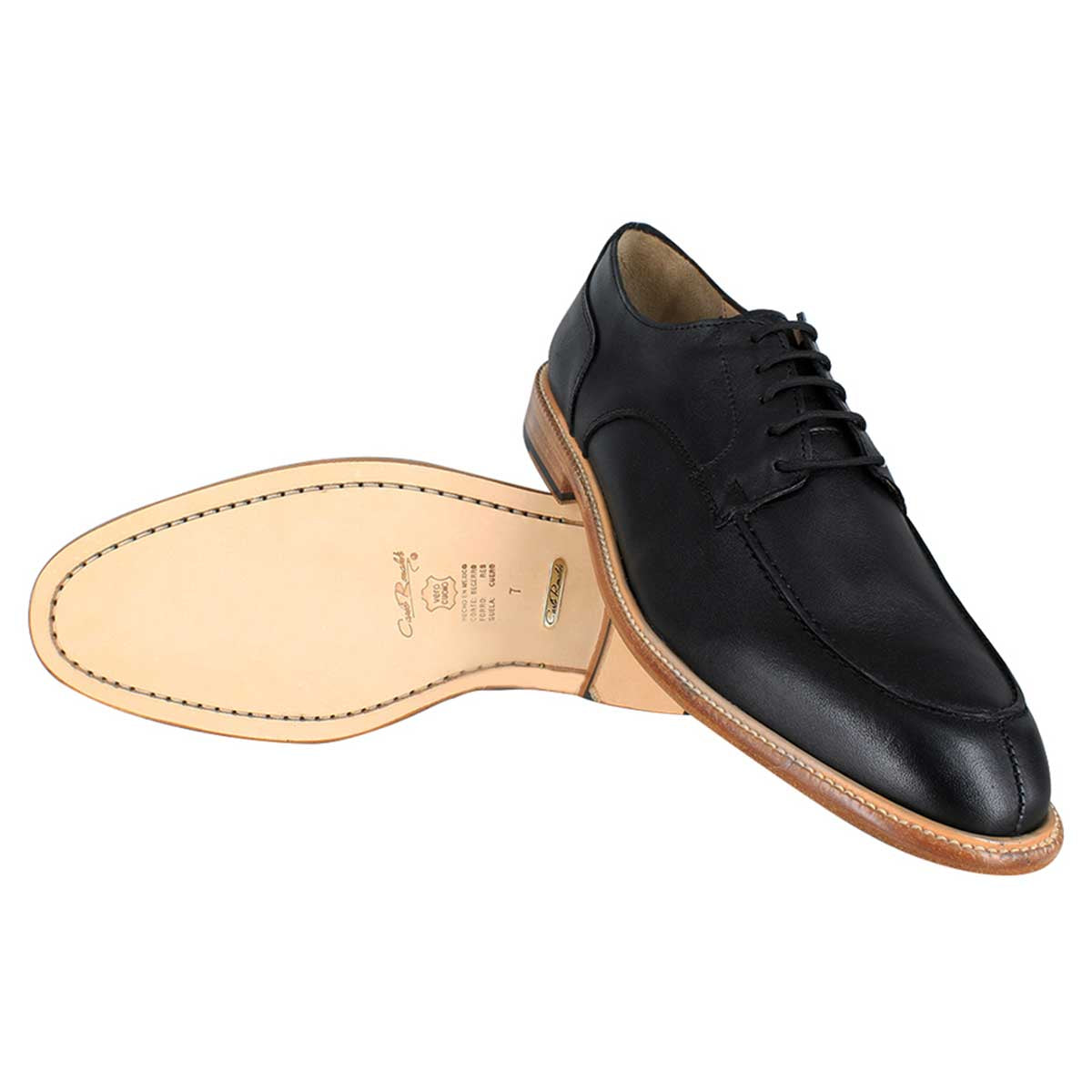 Zapato caballero, Zapatos suela canto natural, Derby, Zapato Agujeta, Zapato piel, Becerro, Cómodo, Elegante, Hombre, Zapato vestir, Acabado a mano, Forro res